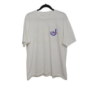 VTG Jockey T-Shirt Mod Horse Logo Tee XL